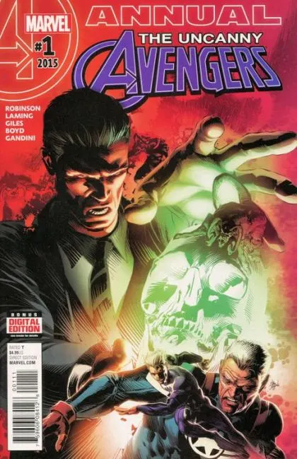 Uncanny Avengers, Vol. 3 Annual #1 comic book cover, 2016