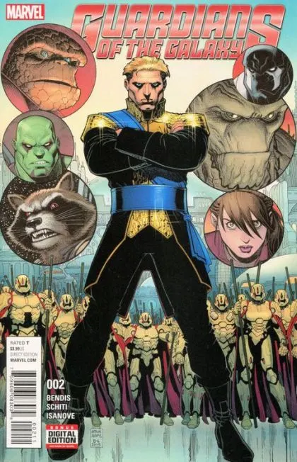Guardians of the Galaxy, Vol. 4 #2 Arthur Adams Regular Cover comic book cover, 2016