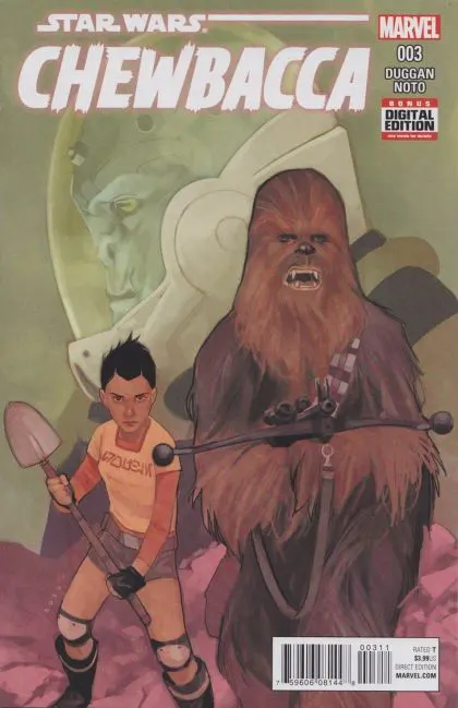 Chewbacca #3 comic book cover, 2016