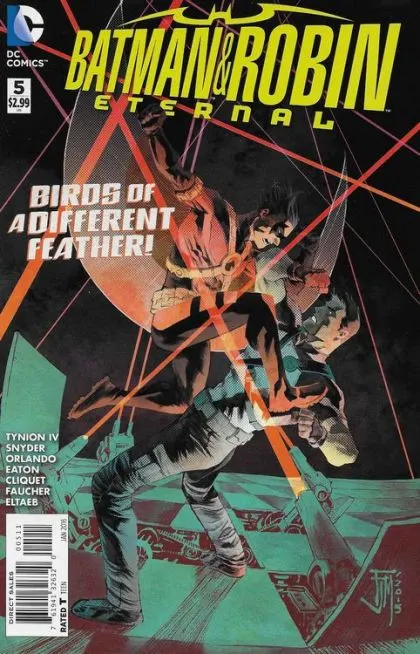 Batman and Robin: Eternal #5 comic book cover, 2016