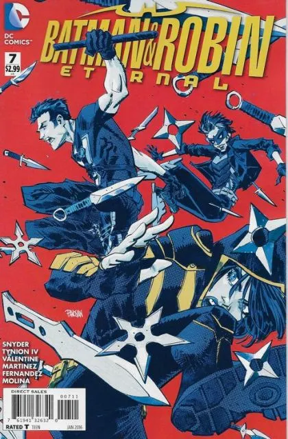 Batman and Robin: Eternal #7 comic book cover, 2016