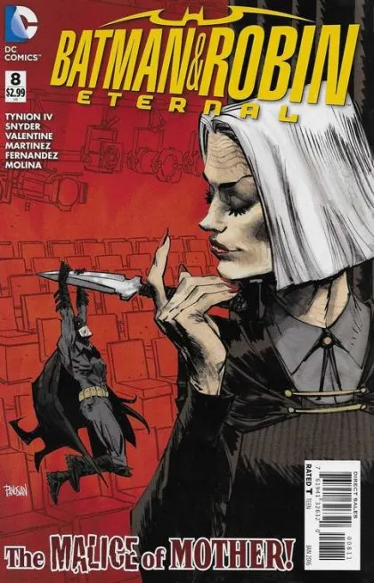 Batman and Robin: Eternal #8 comic book cover, 2016