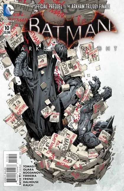 Batman: Arkham Knight #10 comic book cover, 2015