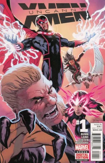 Uncanny X-Men, Vol. 4 #1 Greg Land Regular Cover comic book cover, 2016