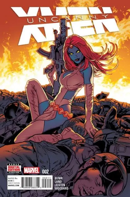 Uncanny X-Men, Vol. 4 #2 Greg Land Regular Cover comic book cover, 2016