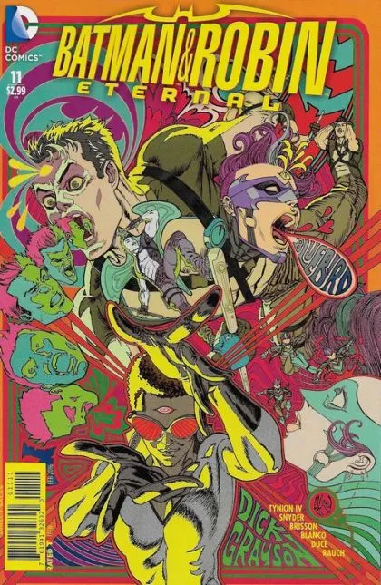 Batman and Robin: Eternal #11 comic book cover, 2016