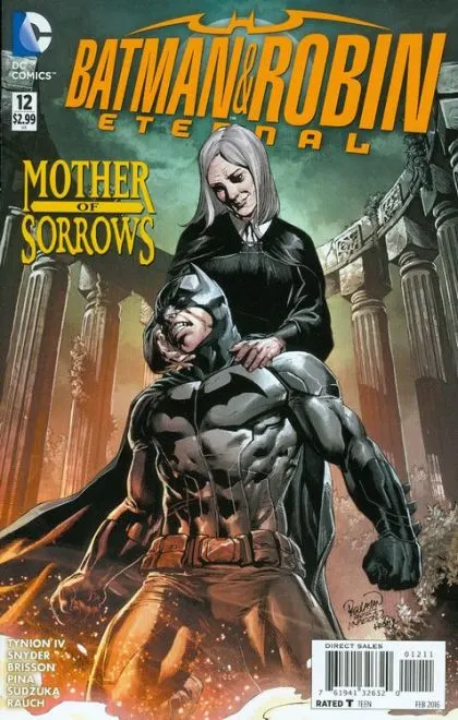 Batman and Robin: Eternal #12 comic book cover, 2016