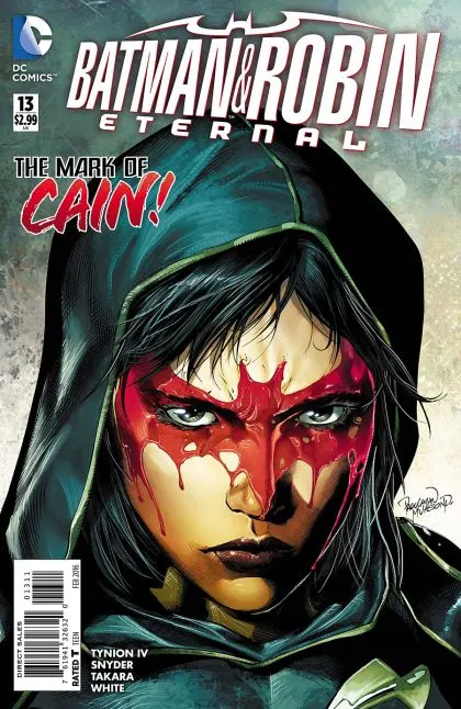 Batman and Robin: Eternal #13 comic book cover, 2016