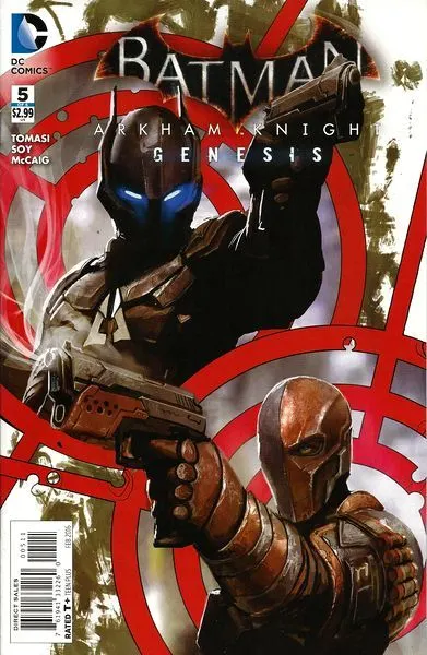 Batman Arkham Knight: Genesis #5 comic book cover, 2016