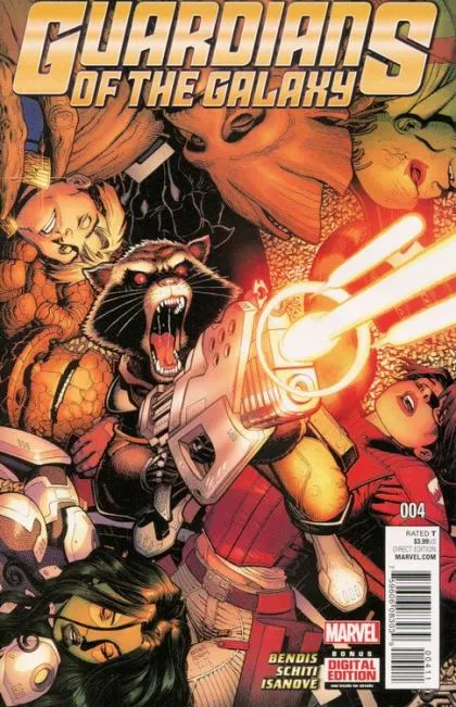 Guardians of the Galaxy, Vol. 4 #4 Arthur Adams Regular Cover comic book cover, 2016
