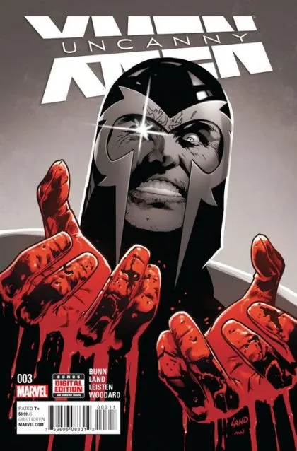 Uncanny X-Men, Vol. 4 #3 Greg Land Regular Cover comic book cover, 2016