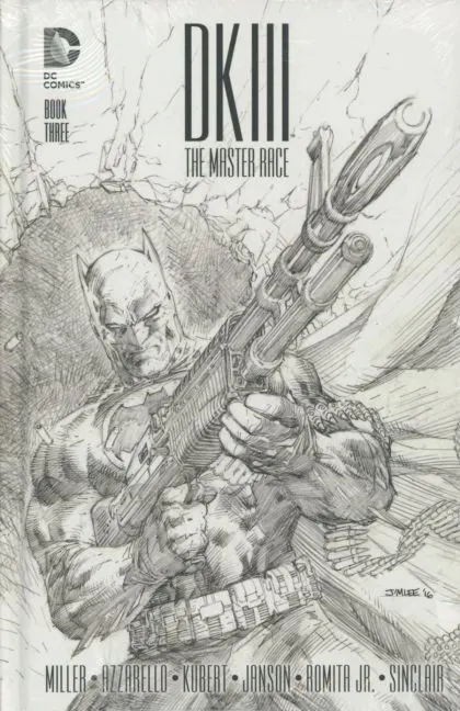 The Dark Knight III: The Master Race #3 Collector's Hard Cover Edition comic book cover, 2016