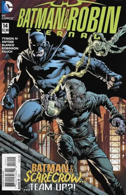 Batman and Robin: Eternal #14 comic book cover, 2016