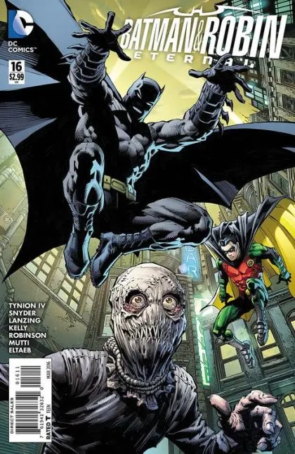 Batman and Robin: Eternal #16 comic book cover, 2016