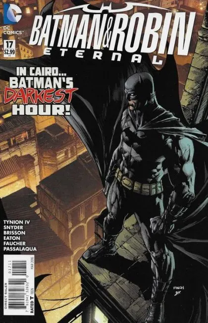 Batman and Robin: Eternal #17 comic book cover, 2016