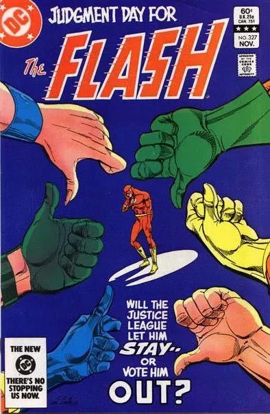 Flash, Vol. 1 #327 Direct Edition comic book cover, 1983