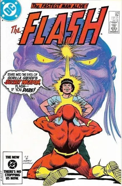 Flash, Vol. 1 #329 Direct Edition comic book cover, 1984