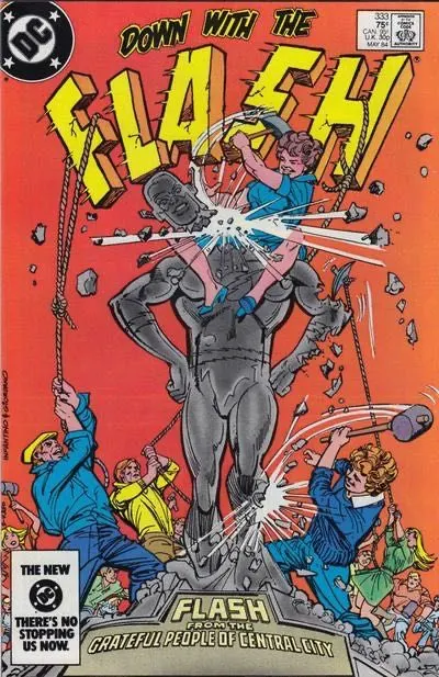 Flash, Vol. 1 #333 Direct Edition comic book cover, 1984
