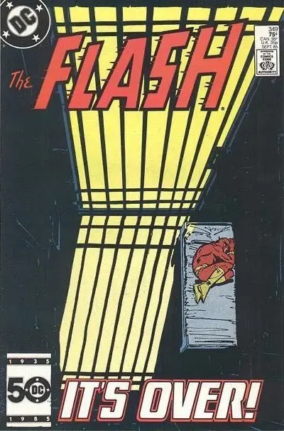 Flash, Vol. 1 #349 Direct Edition comic book cover, 1985