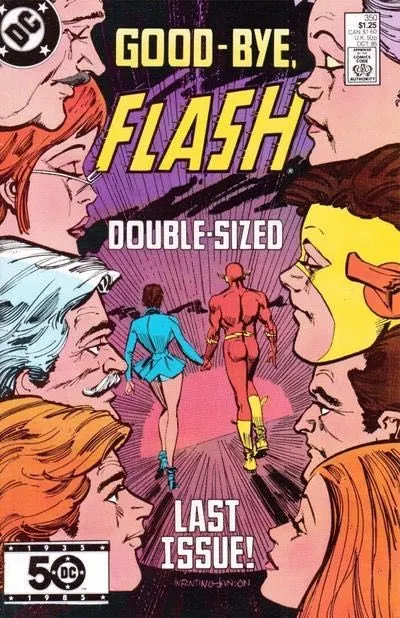 Flash, Vol. 1 #350 Direct Edition comic book cover, 1985
