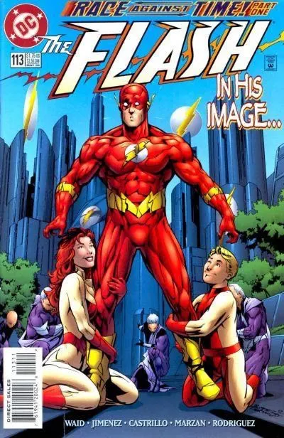 Flash, Vol. 2 #113 Direct Edition comic book cover, 1996
