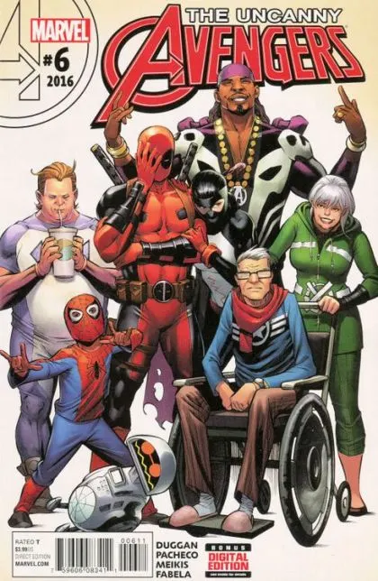 Uncanny Avengers, Vol. 3 #6 comic book cover, 2016