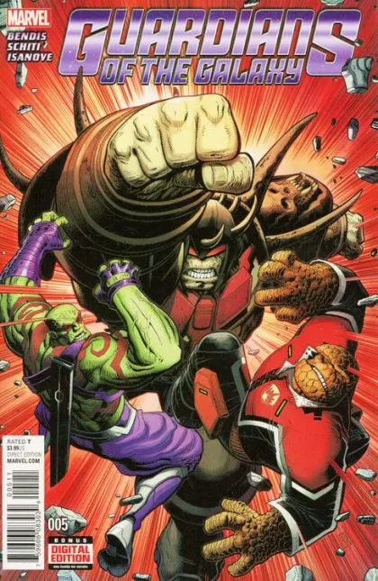 Guardians of the Galaxy, Vol. 4 #5 comic book cover, 2016