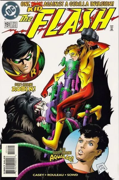 Flash, Vol. 2 #151 Direct Edition comic book cover, 1999