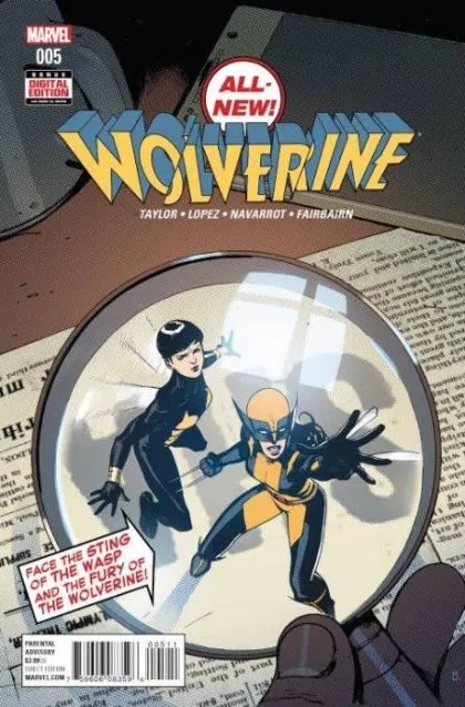 All-New Wolverine #5 Bengal Amari Regular comic book cover, 2016