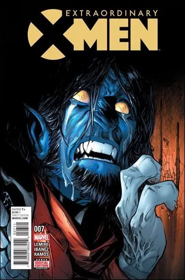 Extraordinary X-Men, Vol. 1 #7 comic book cover, 2016