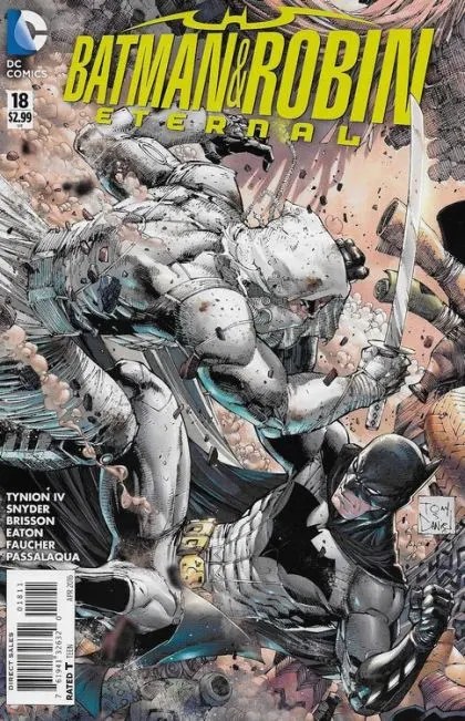 Batman and Robin: Eternal #18 comic book cover, 2016