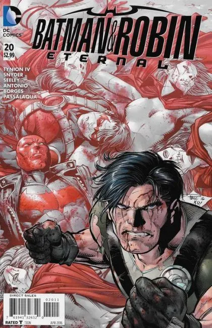 Batman and Robin: Eternal #20 comic book cover, 2016