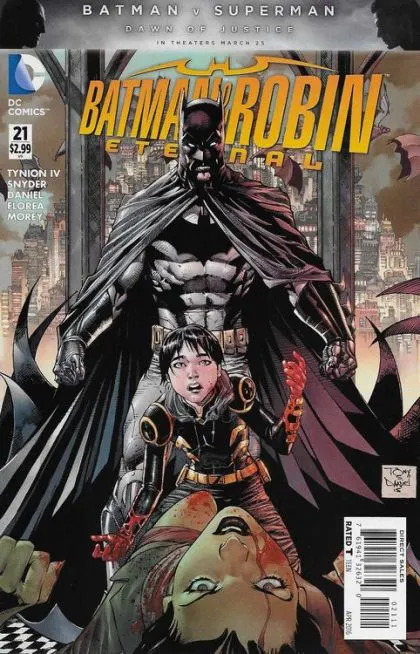 Batman and Robin: Eternal #21 comic book cover, 2016