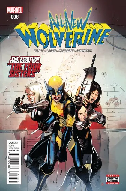 All-New Wolverine #6 Bengal Amari Regular comic book cover, 2016