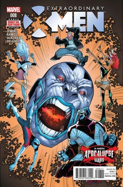 Extraordinary X-Men, Vol. 1 #8 Humberto Ramos Regular Cover comic book cover, 2016