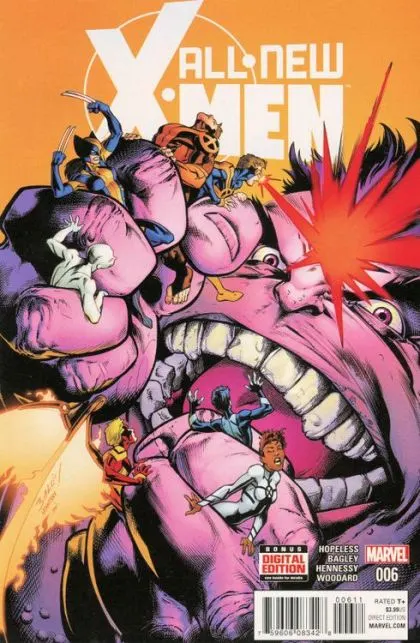 All-New X-Men, Vol. 2 #6 comic book cover, 2016