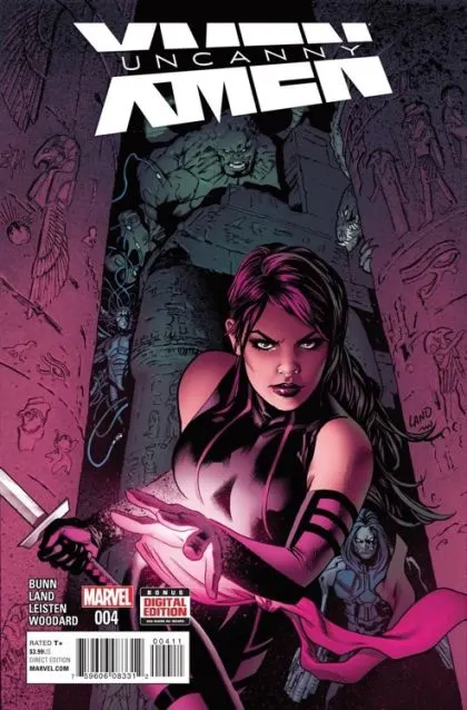 Uncanny X-Men, Vol. 4 #4 comic book cover, 2016