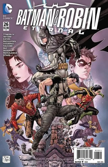Batman and Robin: Eternal #26 comic book cover, 2016
