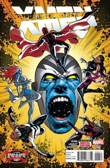 Uncanny X-Men, Vol. 4 #6 Greg Land Regular Cover comic book cover, 2016