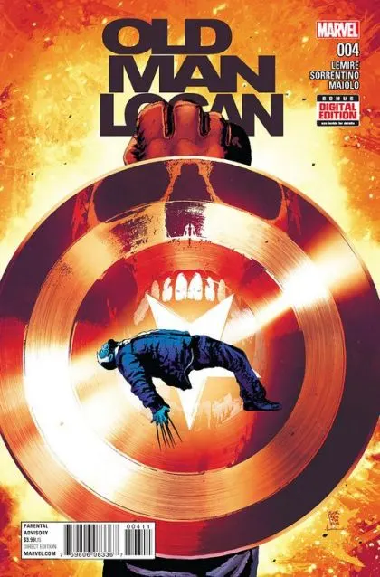Old Man Logan, Vol. 2 #4 Andrea Sorrentino Regular comic book cover, 2016