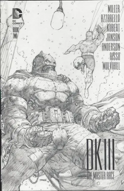 The Dark Knight III: The Master Race #2 Collector's Hardcover Edition comic book cover, 2016
