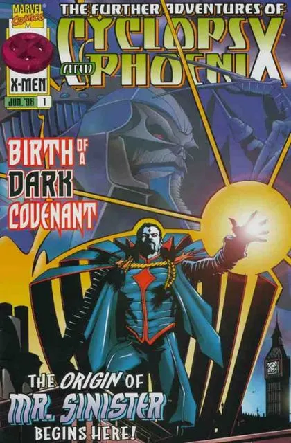 Further Adventures of Cyclops & Phoenix #1 comic book cover, 1996