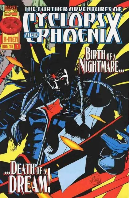 Further Adventures of Cyclops & Phoenix #3 comic book cover, 1996