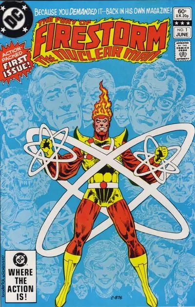 Firestorm, the Nuclear Man, Vol. 2 (1982-1990) #1 Direct Edition comic book cover, 1982