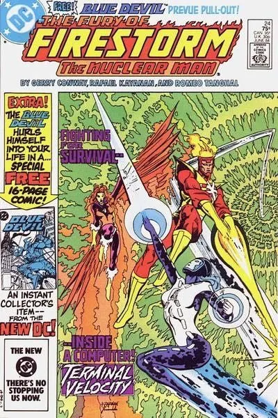 Firestorm, the Nuclear Man, Vol. 2 (1982-1990) #24 Direct Edition comic book cover, 1984
