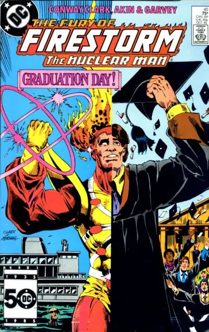 Firestorm, the Nuclear Man, Vol. 2 (1982-1990) #40 Direct Edition comic book cover, 1985
