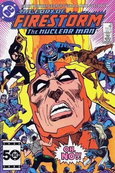 Firestorm, the Nuclear Man, Vol. 2 (1982-1990) #45 Direct Edition comic book cover, 1986