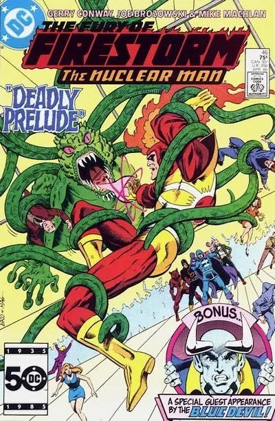 Firestorm, the Nuclear Man, Vol. 2 (1982-1990) #46 Direct Edition comic book cover, 1986