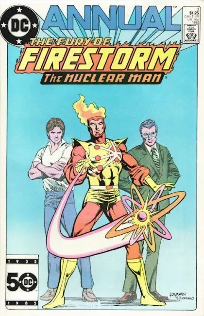 Firestorm, the Nuclear Man, Vol. 2 (1982-1990) Annual #3 Direct Edition comic book cover, 1985