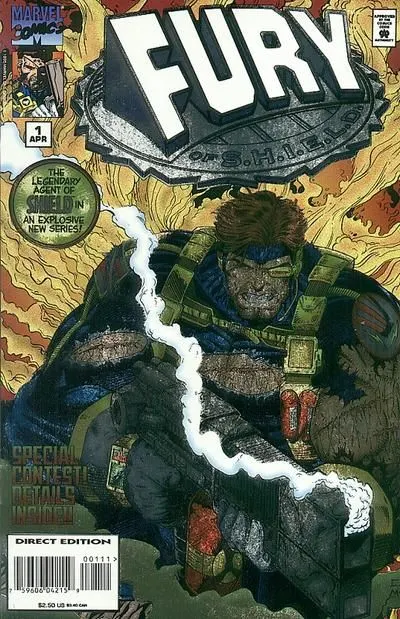Fury of S.H.I.E.L.D. #1 comic book cover, 1995